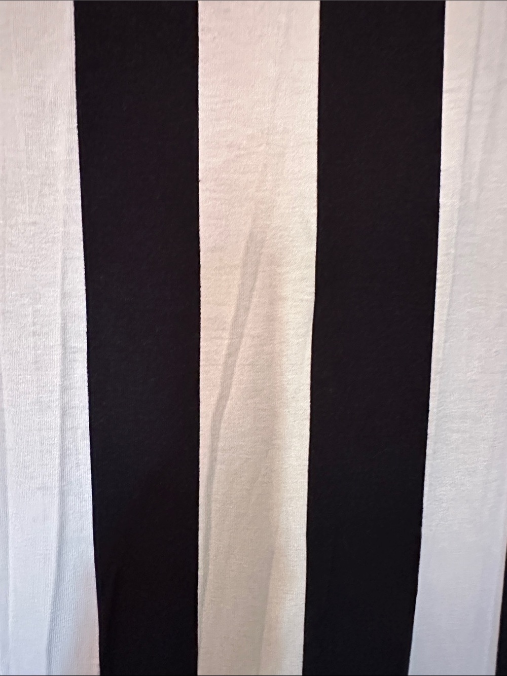 H&M Black and White Vertical-Stripe Long Sleeve Maxi Dress Size Medium - Picture 3 of 4